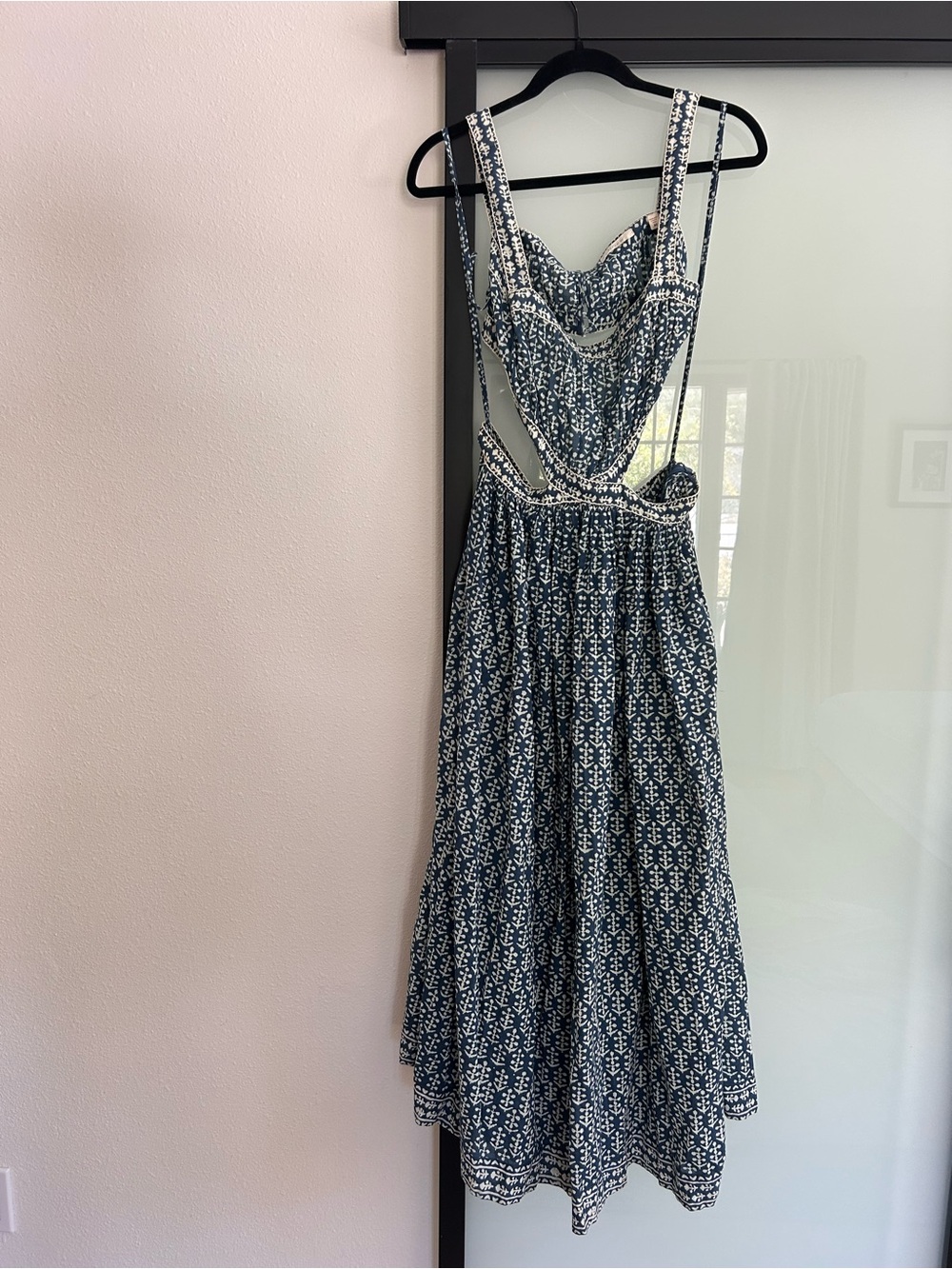 Doen Block Print Maxi Dress - Size Medium